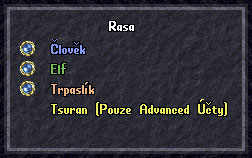 Obrázok vyberu rasy v Ultime Online